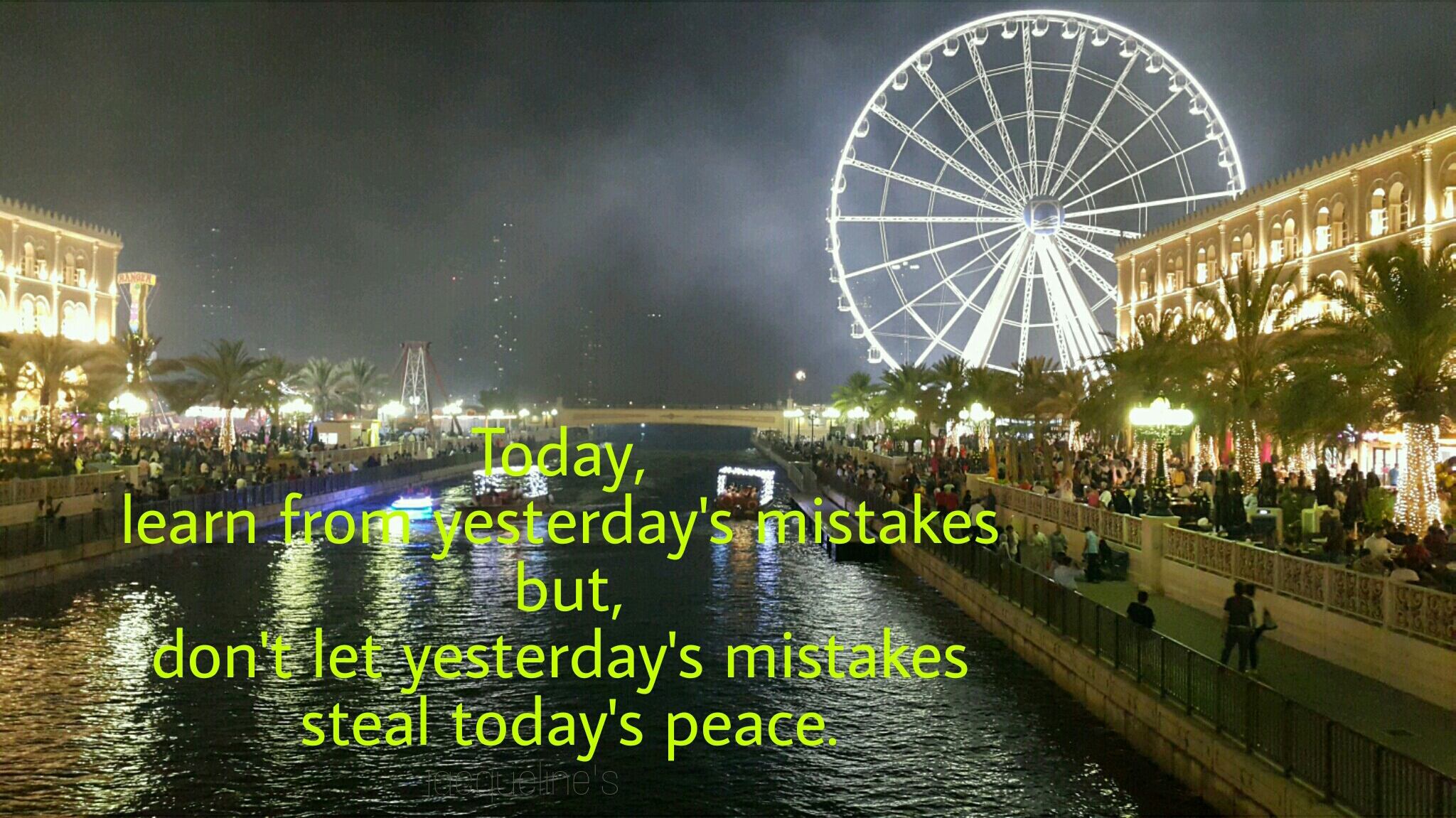 Today, Yesterday, Peace, Mistakes, Quotes