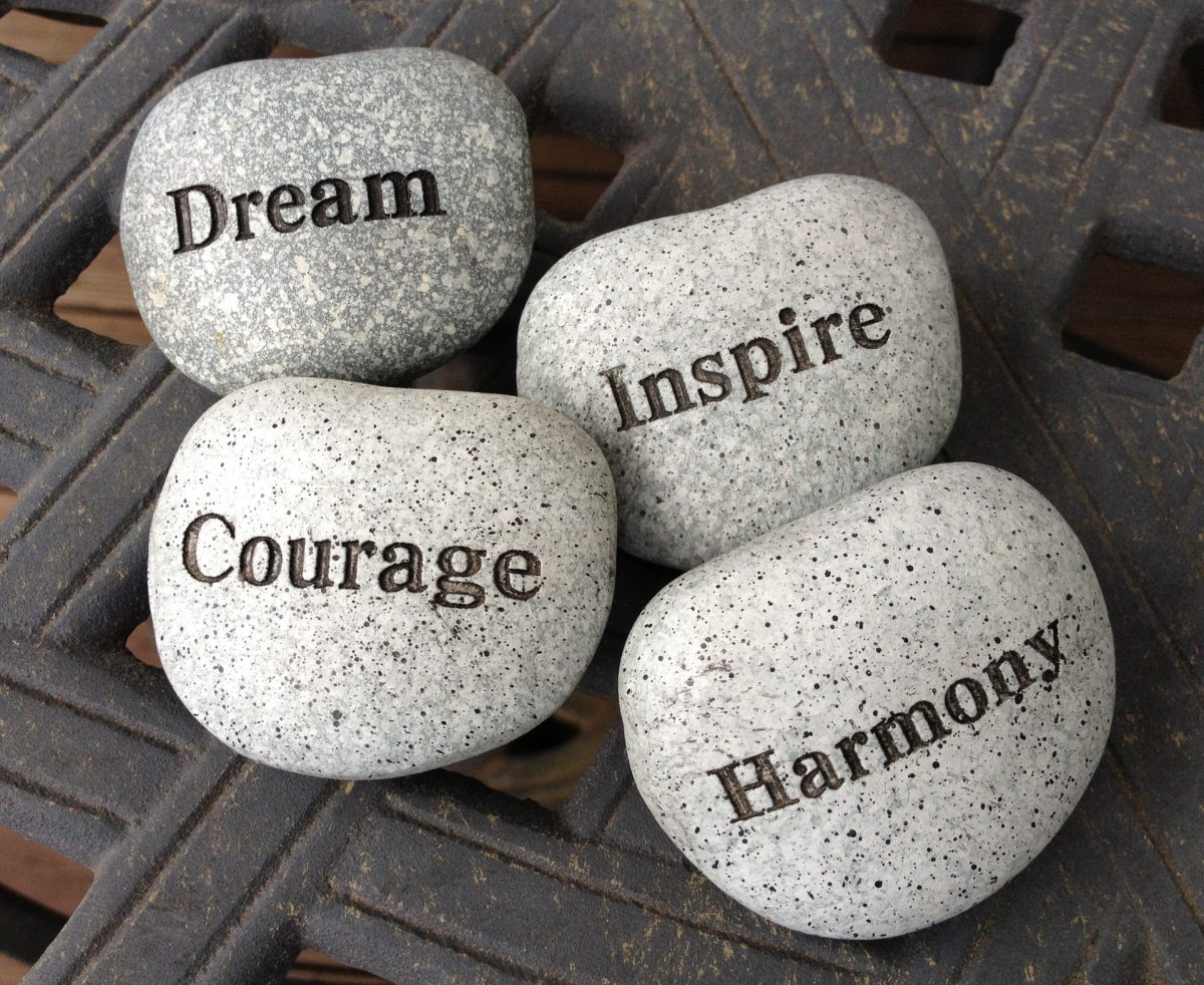 Mental Health, Creativity, Dream, Courage, Inspire, Harmony